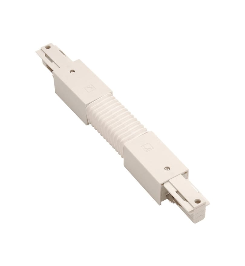 WAC Lighting - WHFC-WT - W Track Surface Mount Architectural Track Flex -Connector by WAC Lighting