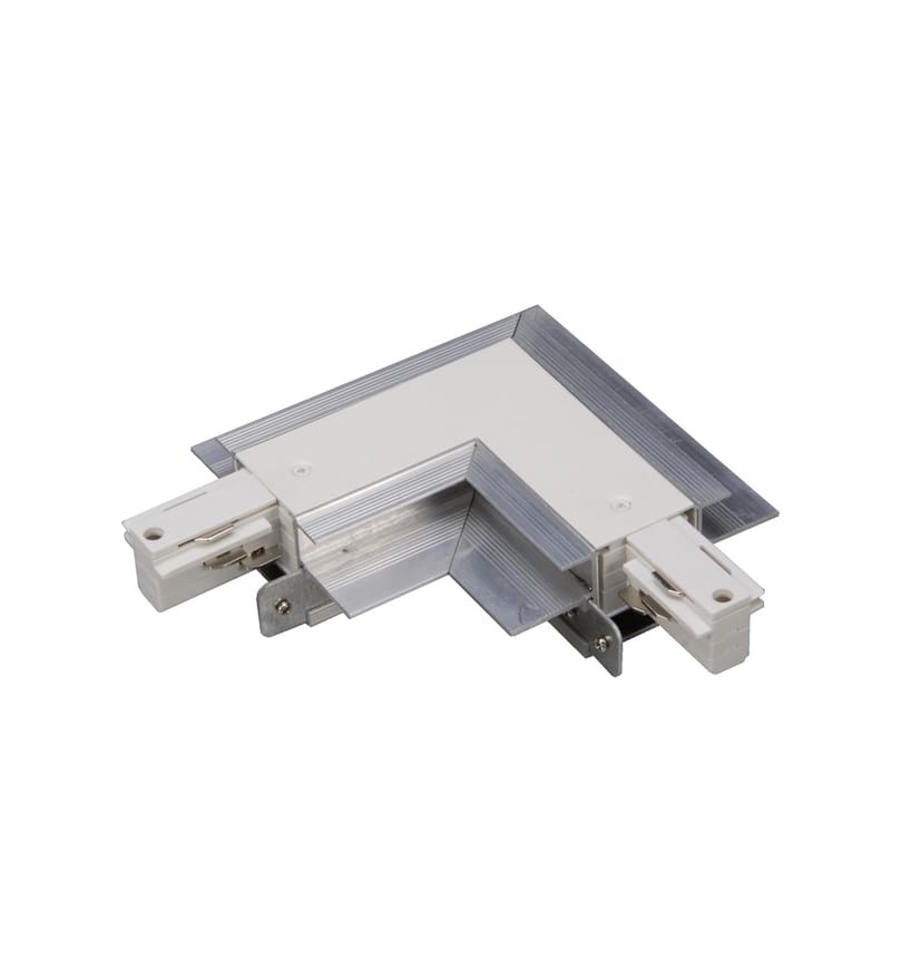 WAC Lighting - WHRLC-RTL-WT - W Track Recessed Flangeless Mount Right Architectural Track L-Connector by WAC Lighting