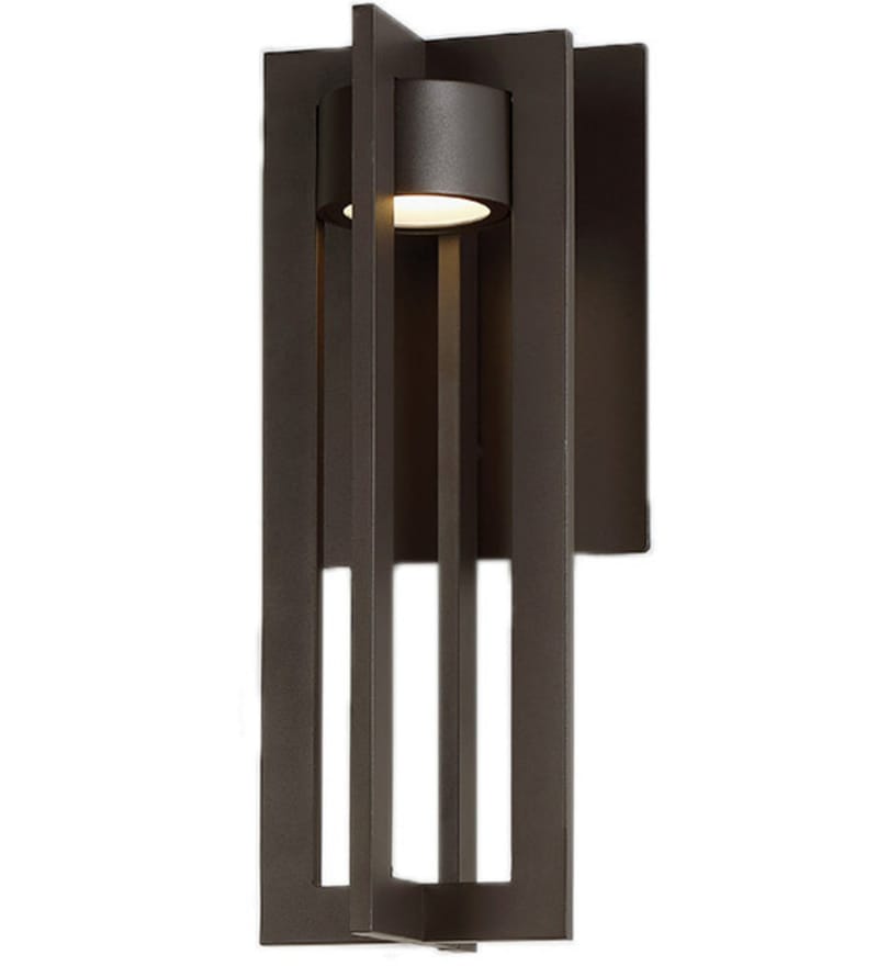 dweLED - WS-W48616-BZ - Chamber 16" Outdoor Wall Sconce by dweLED