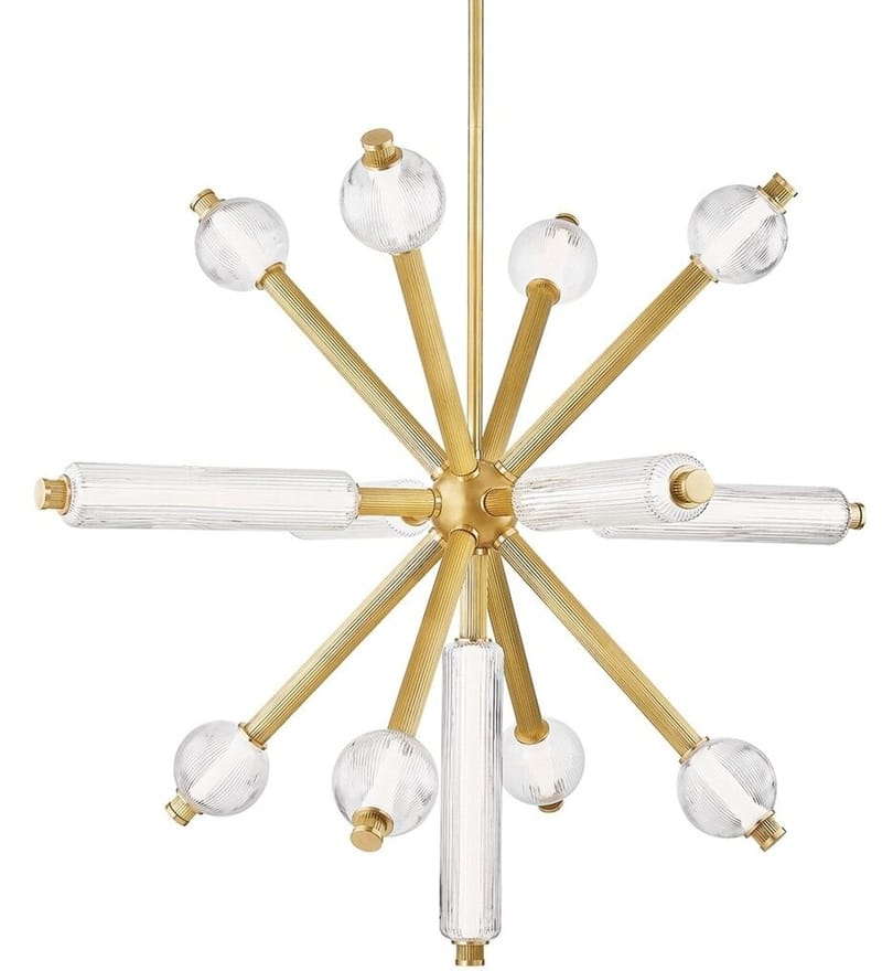 Corbett Lighting - 452-50-VB - Atom 50" Chandelier by Corbett Lighting