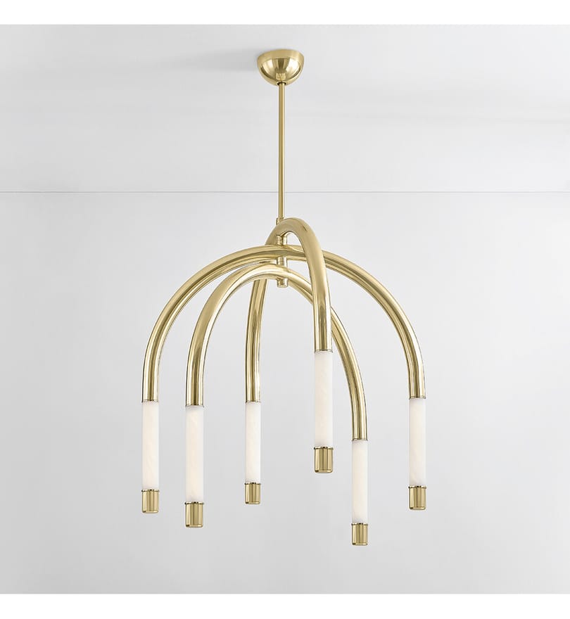 Corbett Lighting - 471-34-VPB - Zeme 33.75" Chandelier by Corbett Lighting - Image 3