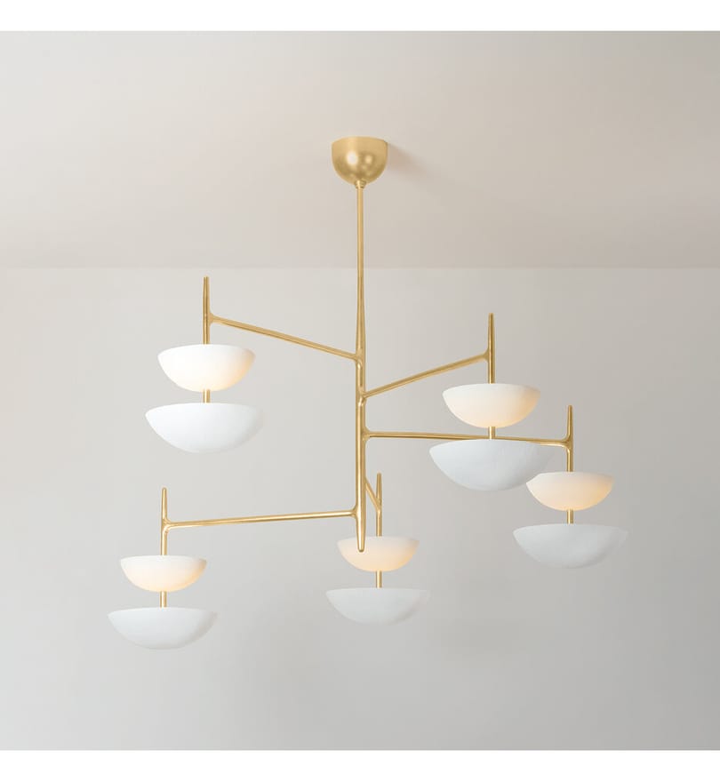 Corbett Lighting - 477-55-VGL/GSW - Evander 55" Chandelier by Corbett Lighting - Image 3