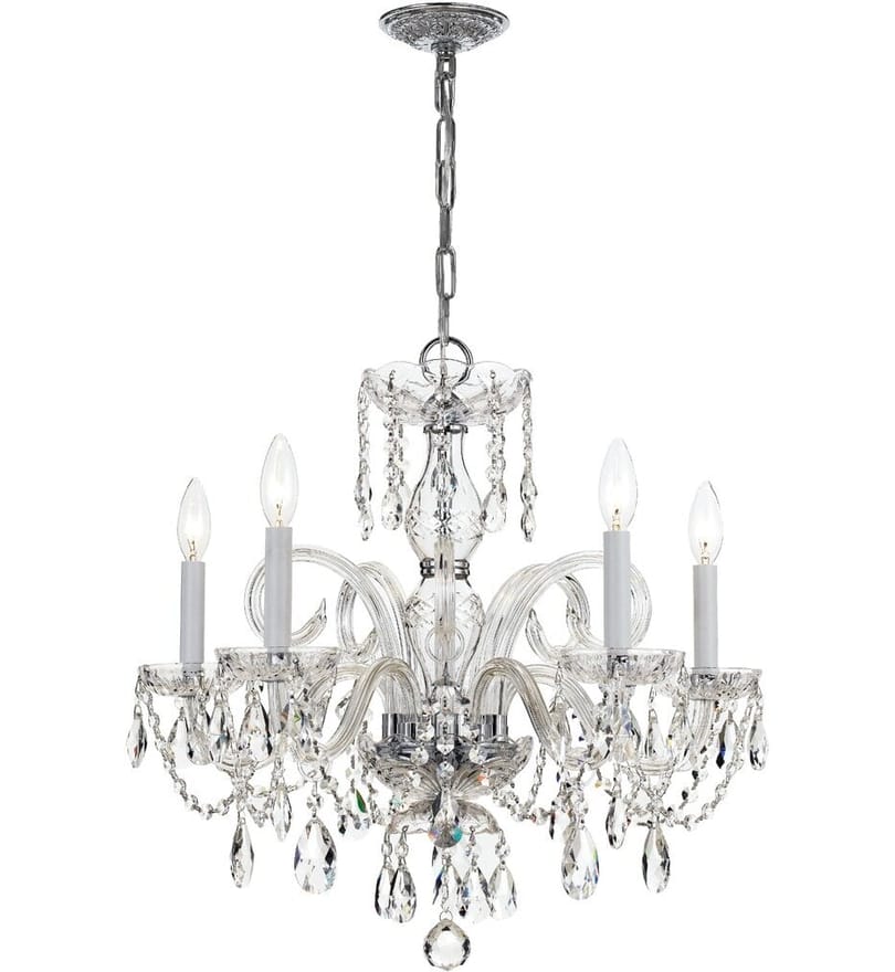 Crystorama - 1005-CH-CL-MWP - Traditional Crystal 22" Chandelier by Crystorama