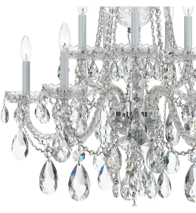 Crystorama - 1110-CH-CL-MWP - Traditional Crystal 32" Chandelier by Crystorama - Image 2