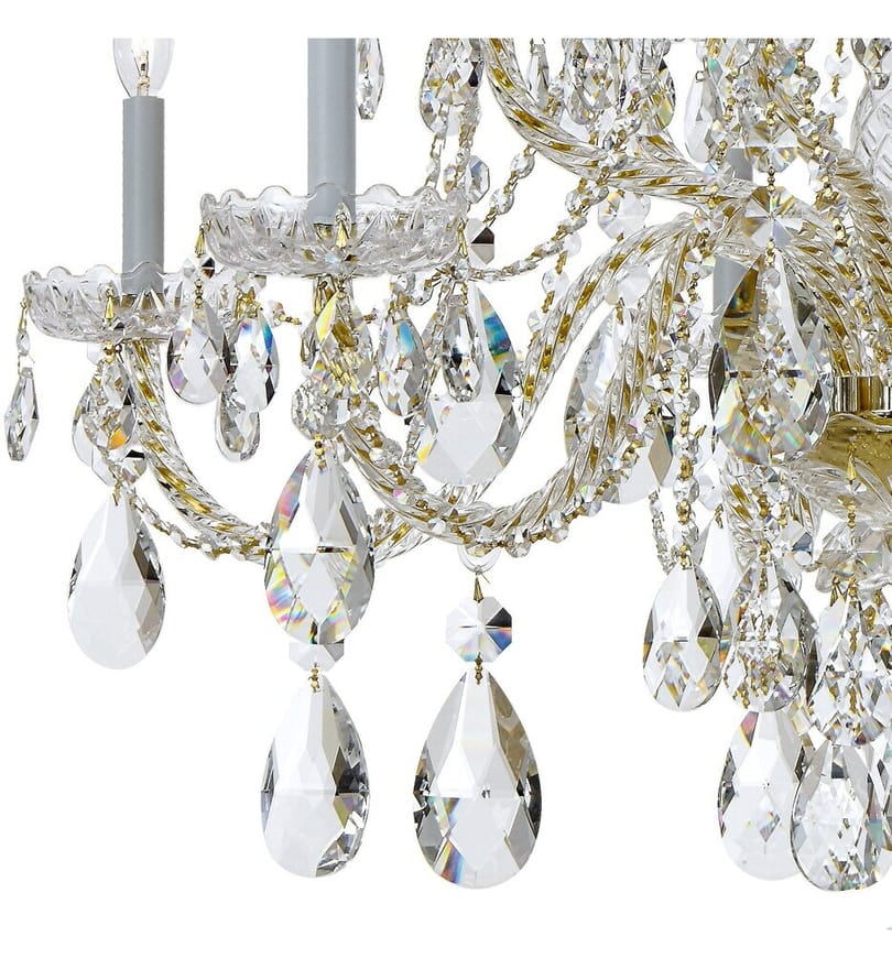 Crystorama - 1112-PB-CL-MWP - Traditional Crystal 37.5" Chandelier by Crystorama - Image 4