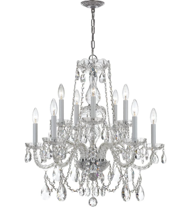Crystorama - 1130-CH-CL-MWP - Traditional Crystal 26" Chandelier by Crystorama