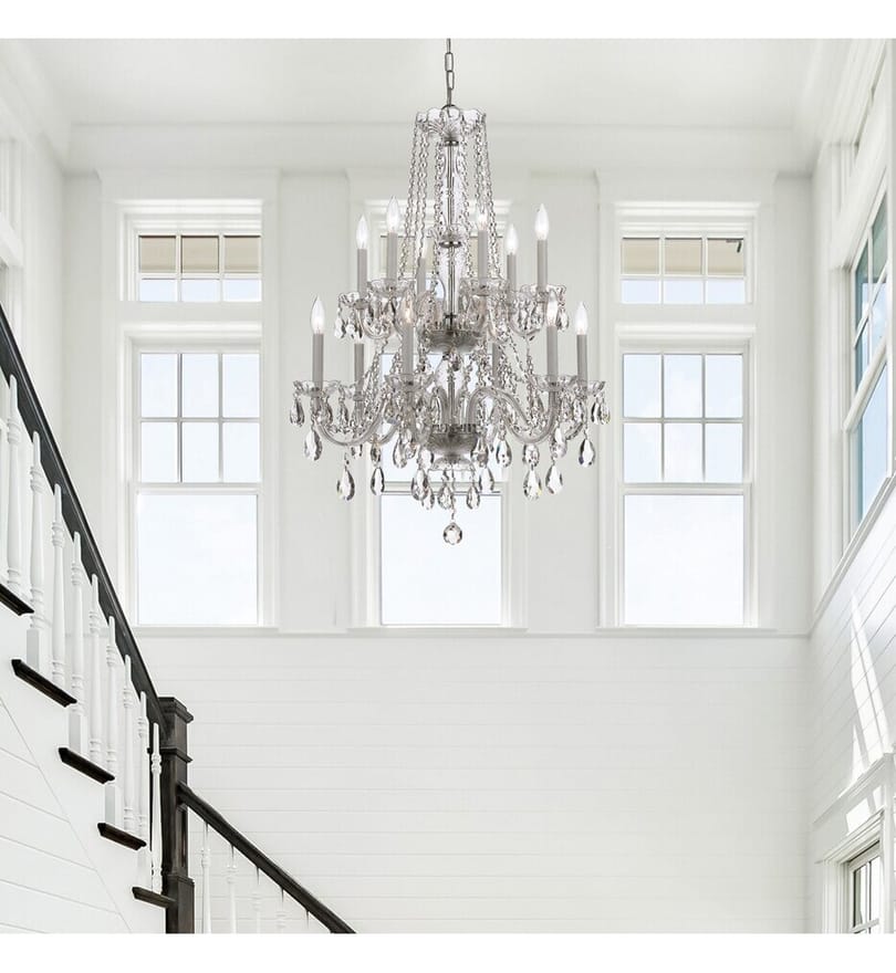 Crystorama - 1137-CH-CL-MWP - Traditional Crystal 26" Chandelier by Crystorama - Image 3