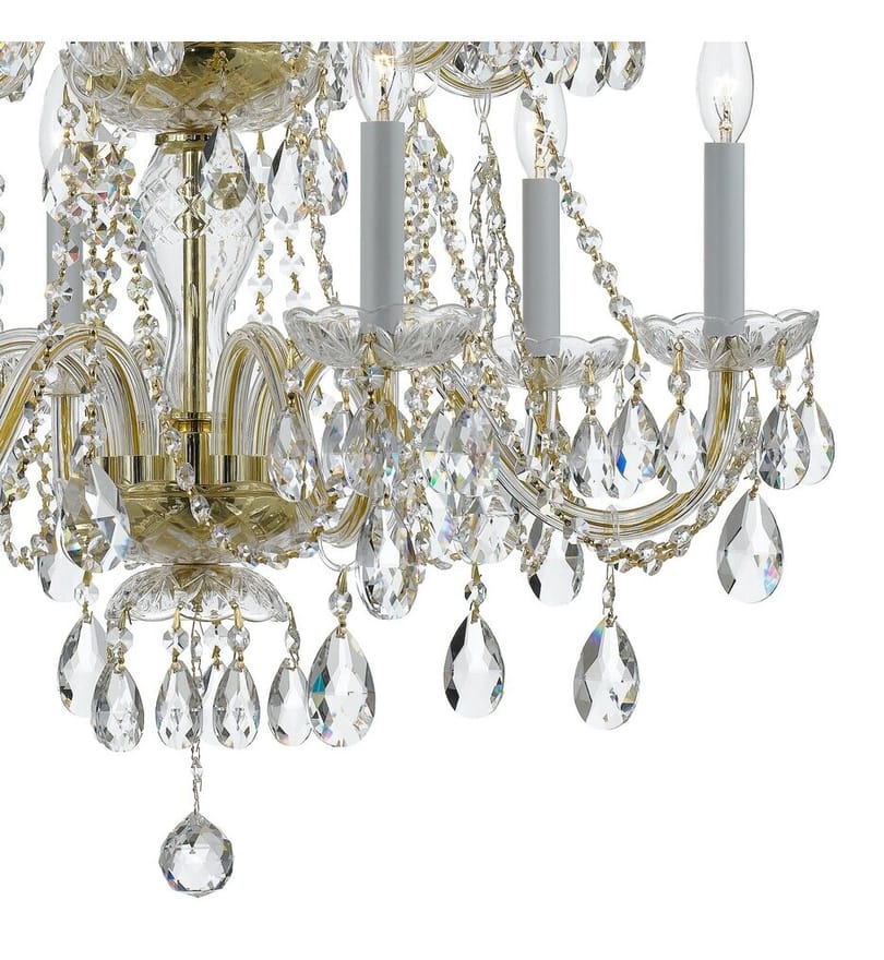 Crystorama - 1137-PB-CL-MWP - Traditional Crystal 26" Chandelier by Crystorama - Image 3
