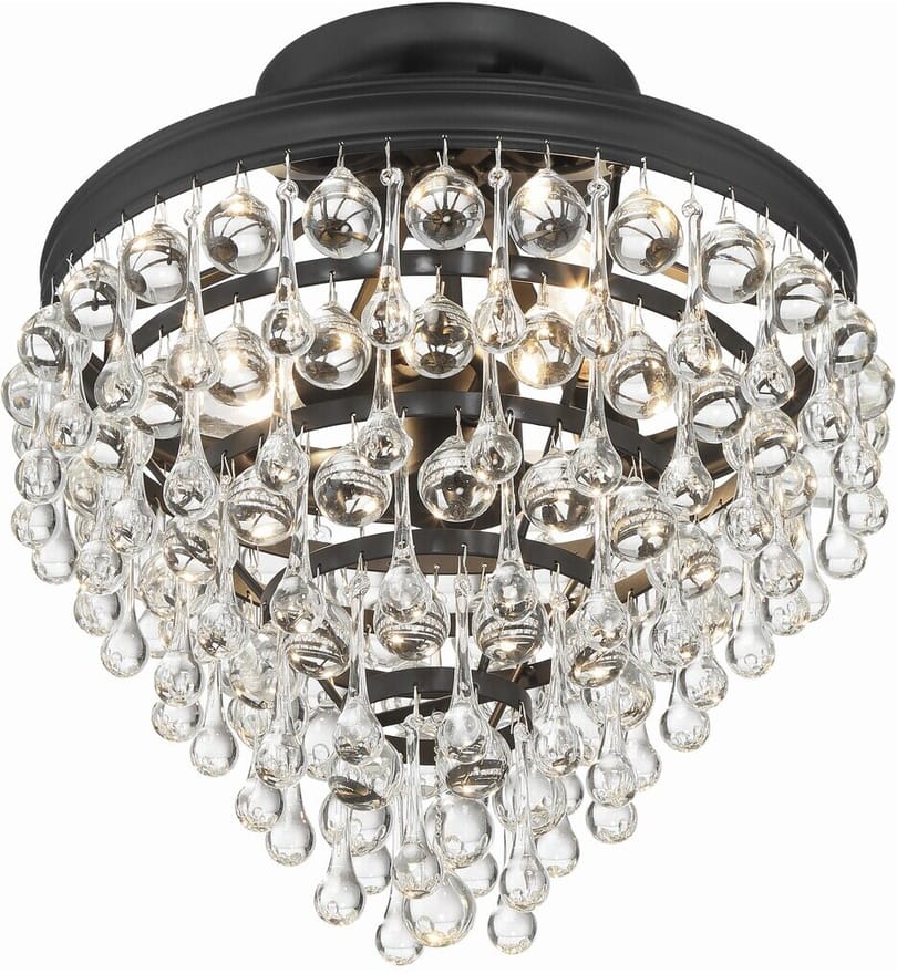 Crystorama - Calypso 13" Semi Flush by Crystorama - Image 6