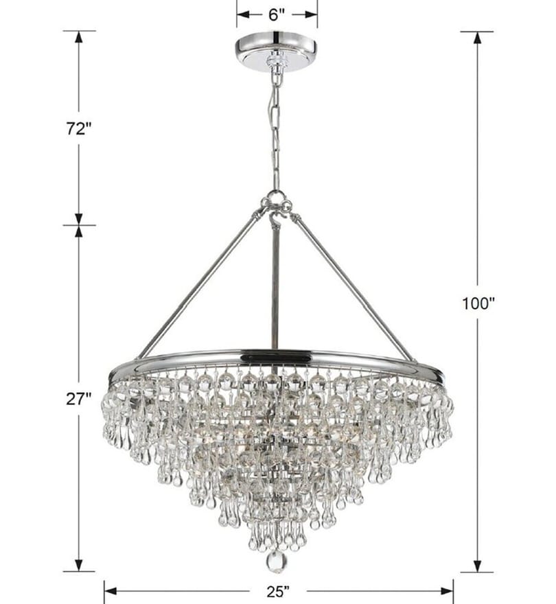 Crystorama - Calypso 25" Chandelier by Crystorama - Image 6