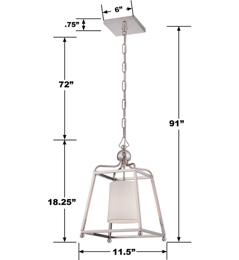 Crystorama - 2240-PN - Sylvan 11.5" Pendant by Crystorama - Image 3