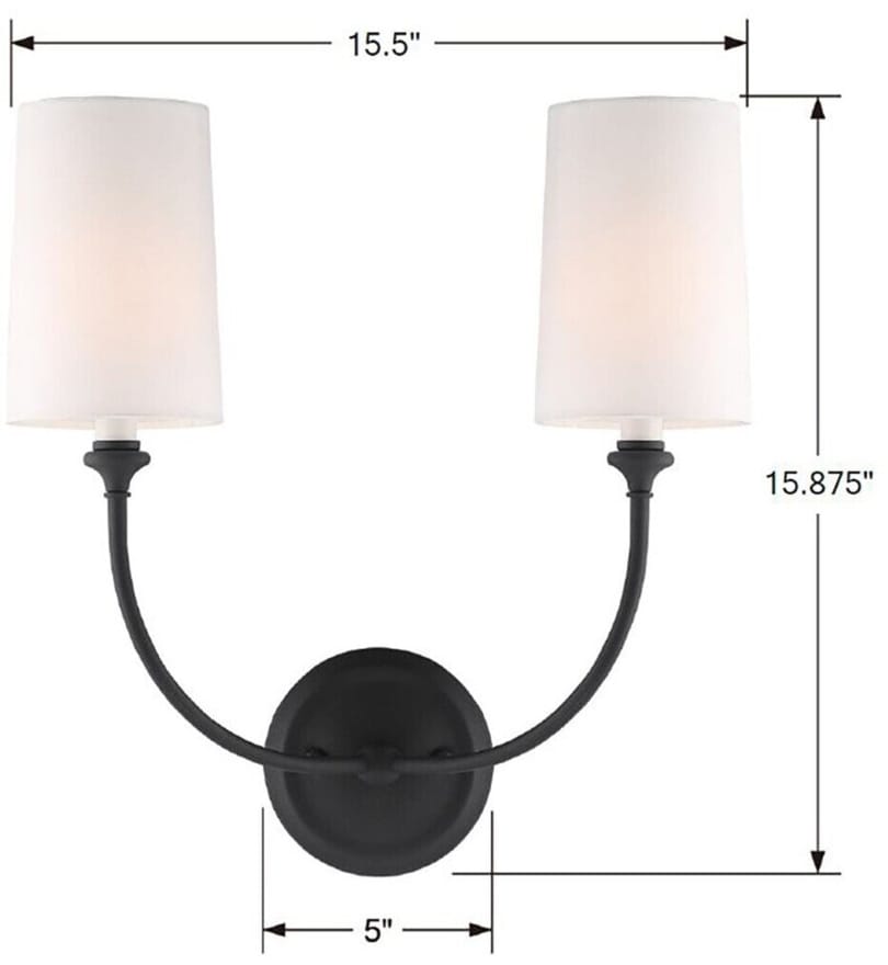 Crystorama - Sylvan 17.25" Wall Sconce by Crystorama - Image 2