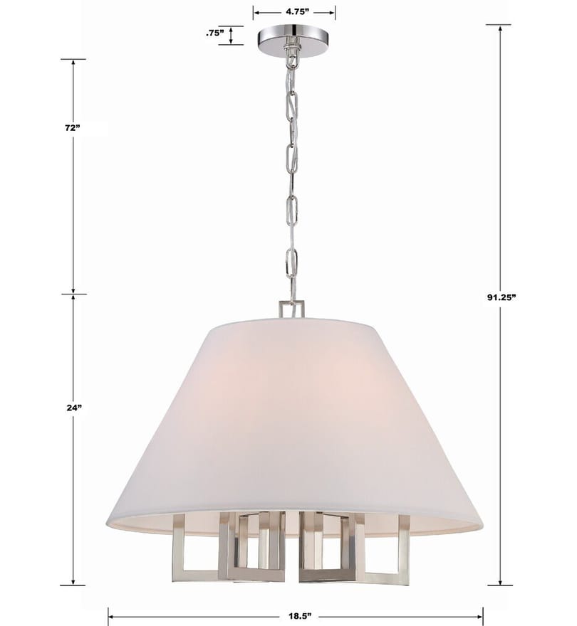 Crystorama - Westwood 24" Chandelier by Crystorama - Image 4