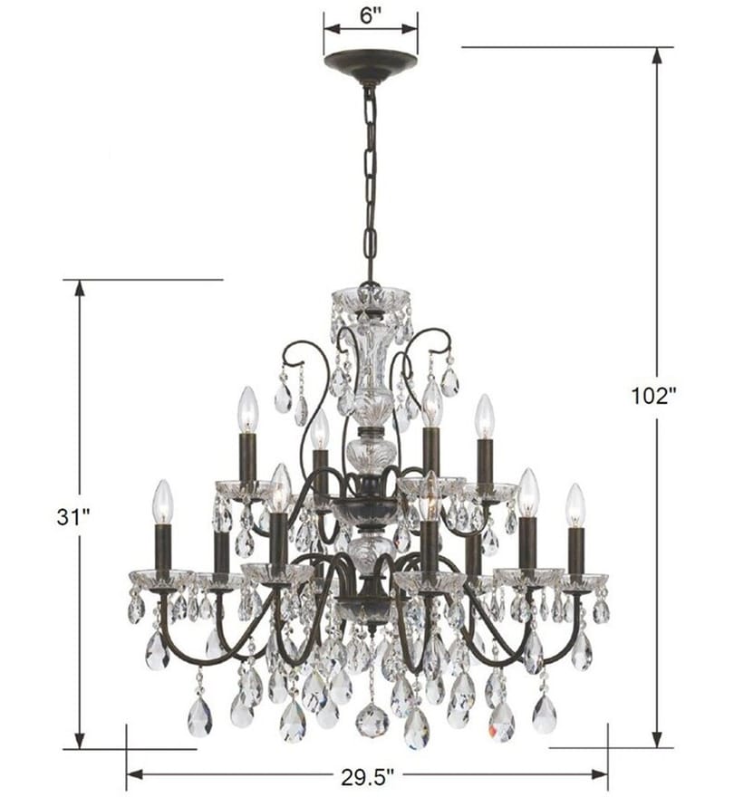 Crystorama - Butler 29" Chandelier by Crystorama - Image 2