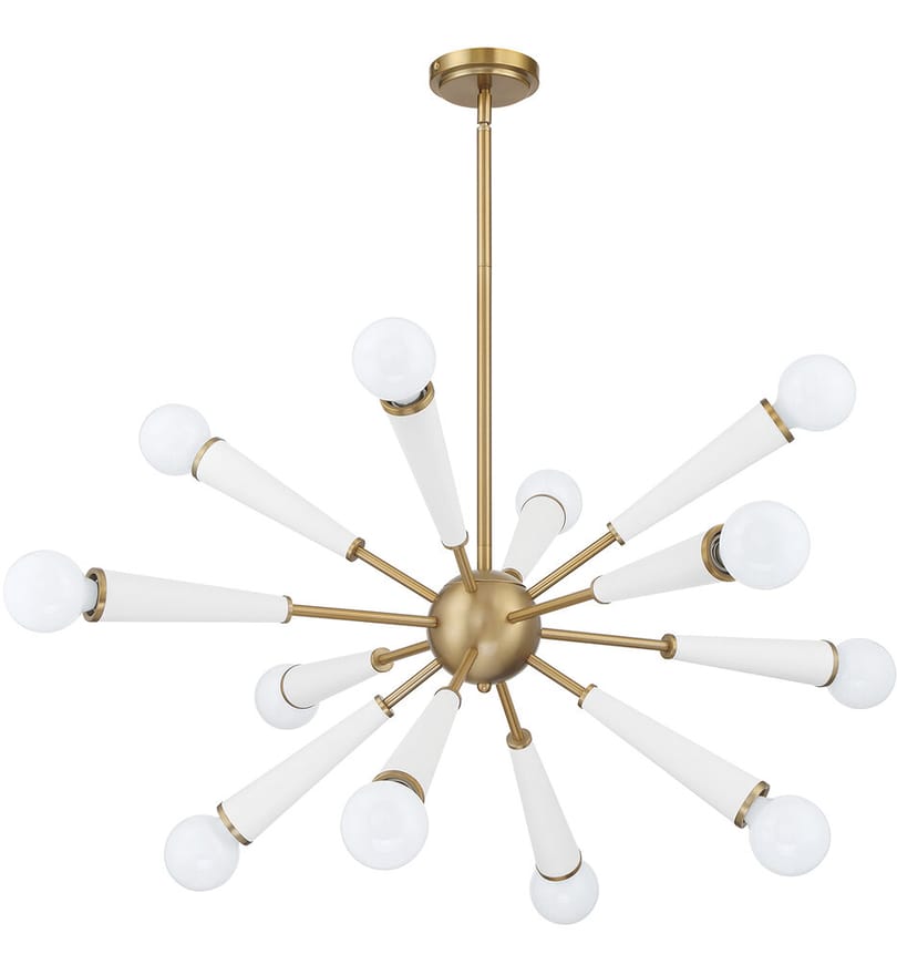 Crystorama - 3812-AG-MT - Zodiac 34" Chandelier by Crystorama - Image 5