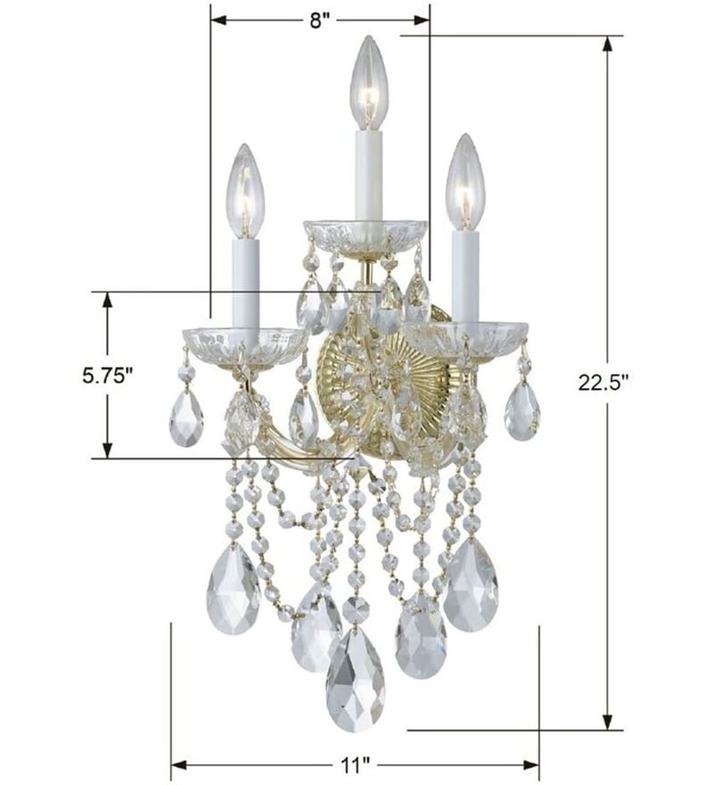 Crystorama - Maria Theresa 22.5" Wall Sconce by Crystorama - Image 2