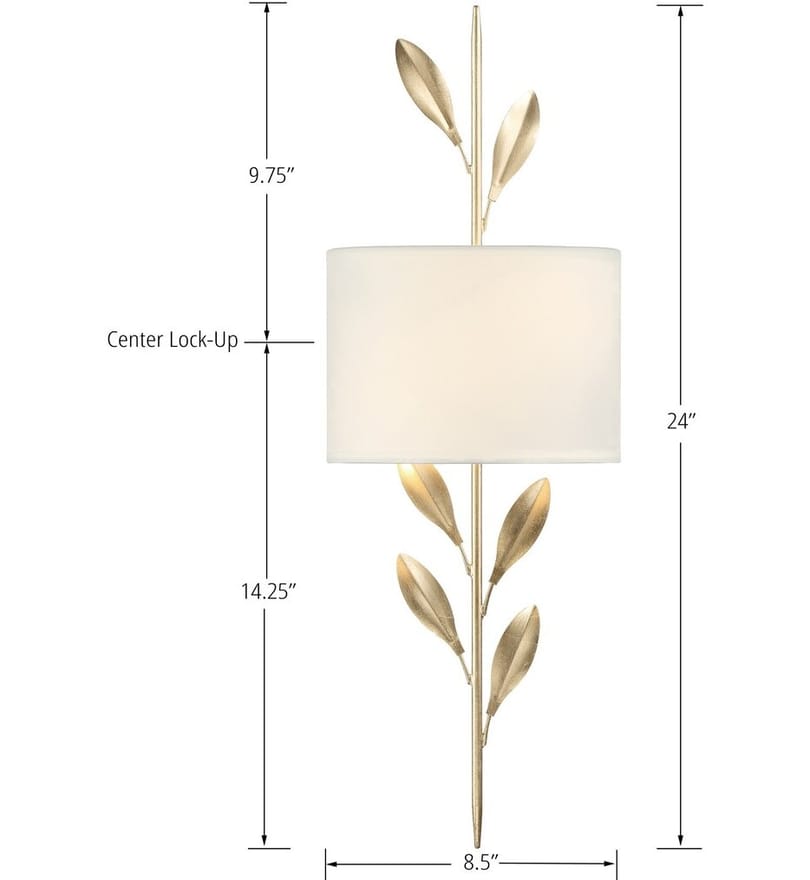 Crystorama - 501-GA - Broche 24" Wall Sconce by Crystorama - Image 3