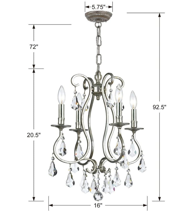 Crystorama - Ashton 16" Chandelier by Crystorama - Image 2