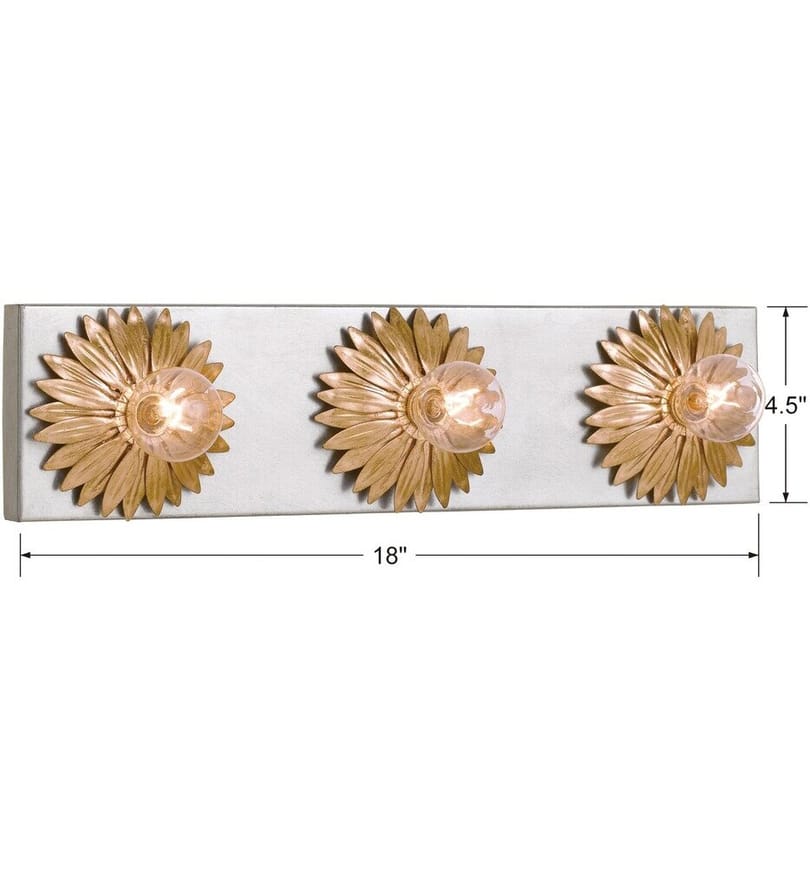Crystorama - 503-GA-SA - Broche 18" Bath Vanity Light by Crystorama - Image 2