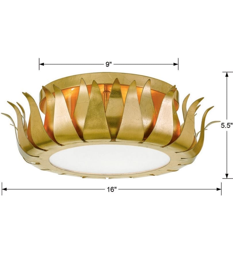 Crystorama - Broche 16" Flush Mount by Crystorama - Image 2
