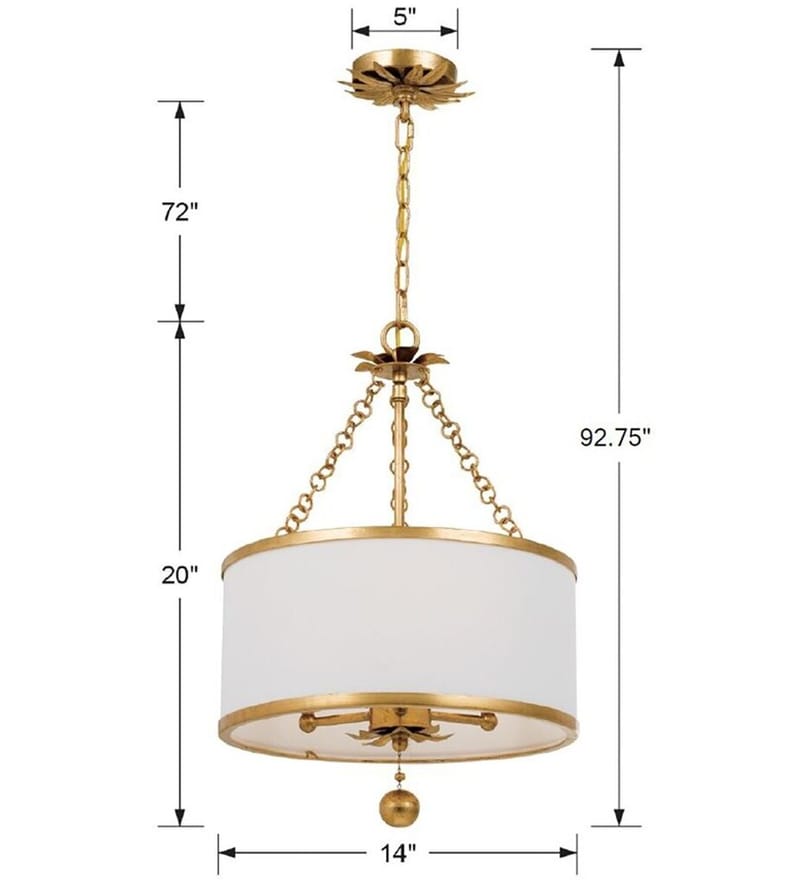 Crystorama - Broche 14" Chandelier by Crystorama - Image 3