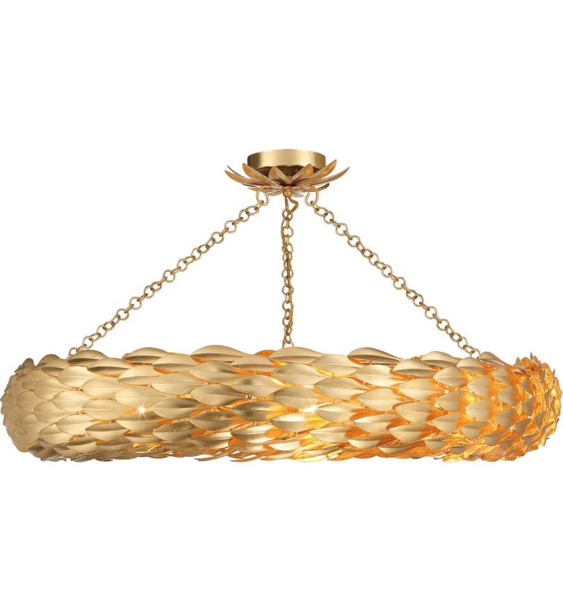 Crystorama - Broche 33.5" Semi Flush by Crystorama