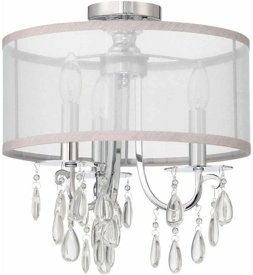Crystorama - 5623-CH_CEILING - Hampton 14" Semi Flush by Crystorama - Image 3