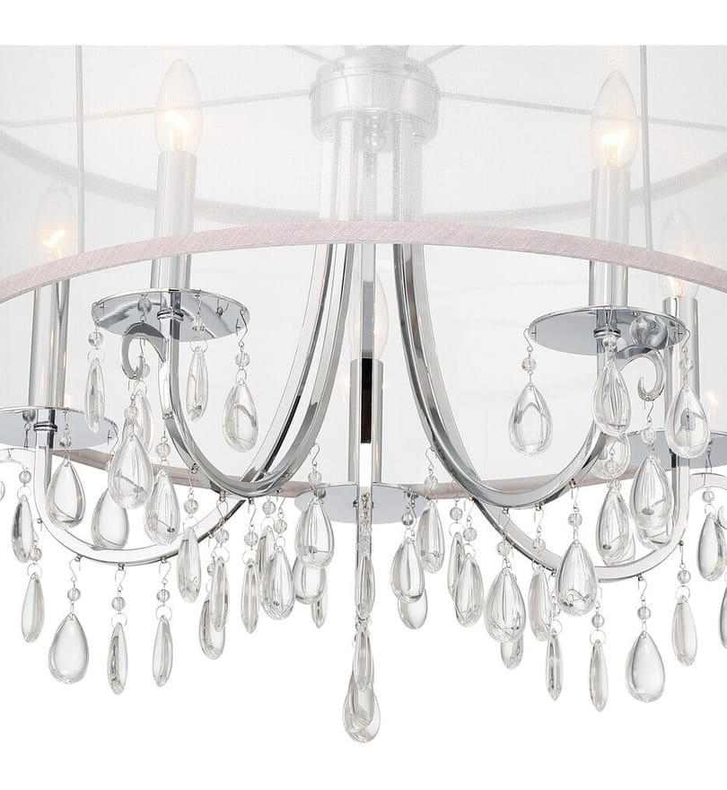 Crystorama - 5625-CH - Hampton 24" Chandelier by Crystorama - Image 5