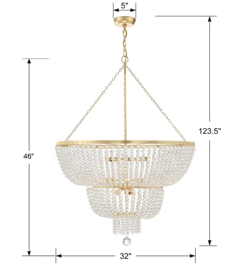 Crystorama - Rylee 32" Chandelier by Crystorama - Image 2