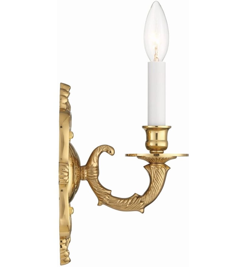 Crystorama - 641-PB - Cast Brass Wall Mount 9.75" Wall Sconce by Crystorama - Image 3