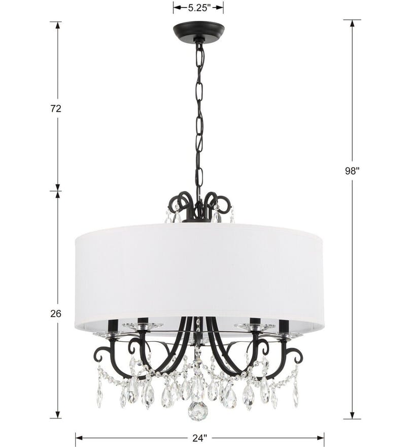 Crystorama - Othello 24" Chandelier by Crystorama - Image 6