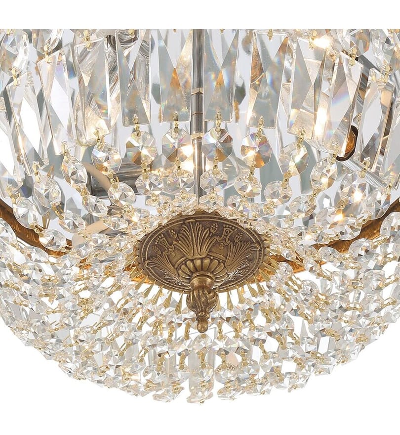 Crystorama - 714-OB-CL-MWP - Ceiling Mount 14" Flush Mount by Crystorama - Image 2