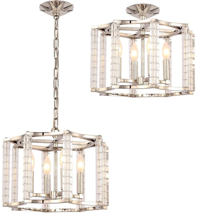 Crystorama - 8854-PN - Carson 16" Mini Chandelier by Crystorama - Image 4