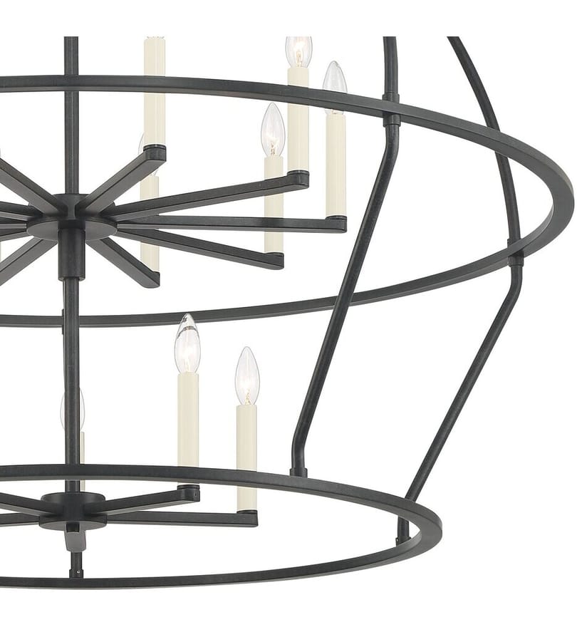Crystorama - Abbott 48" Chandelier by Crystorama - Image 3