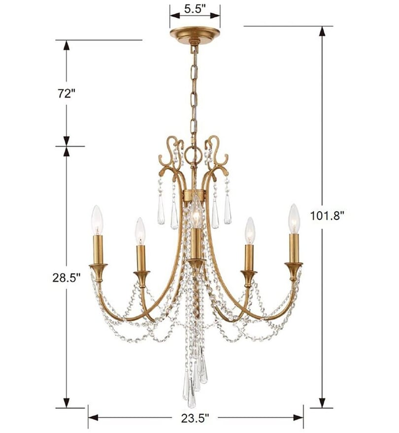 Crystorama - Arcadia 23.5" Chandelier by Crystorama - Image 3