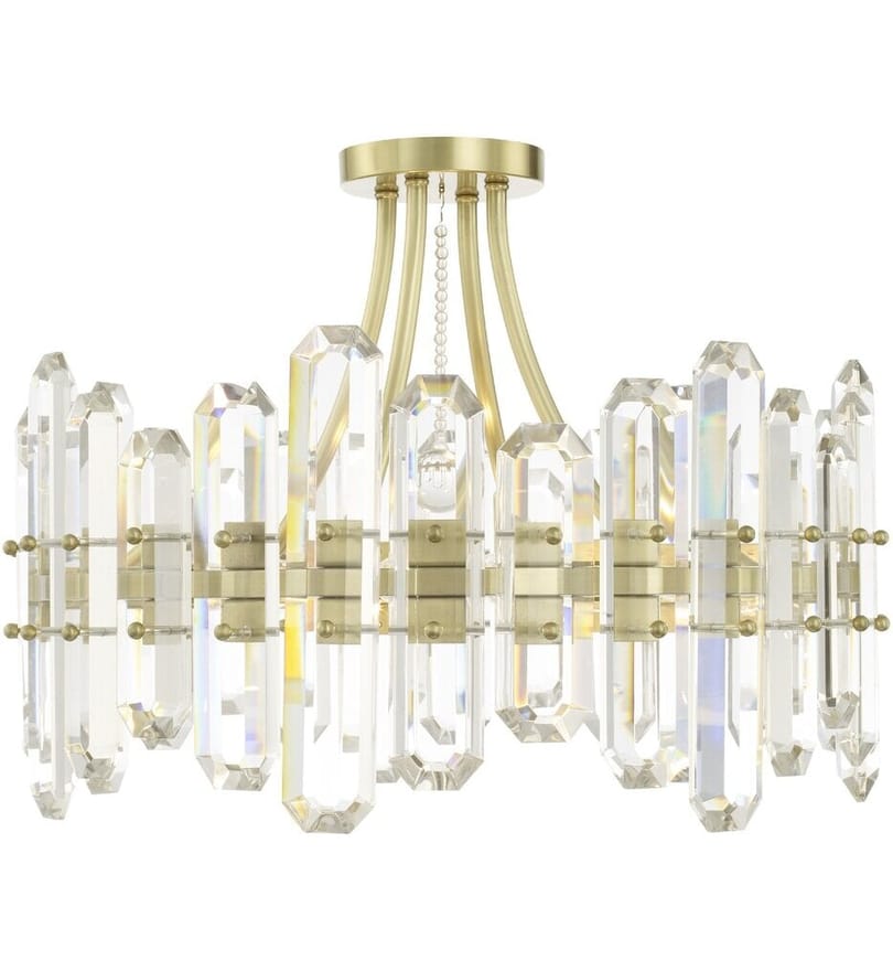 Crystorama - Bolton 20.75" Semi Flush by Crystorama