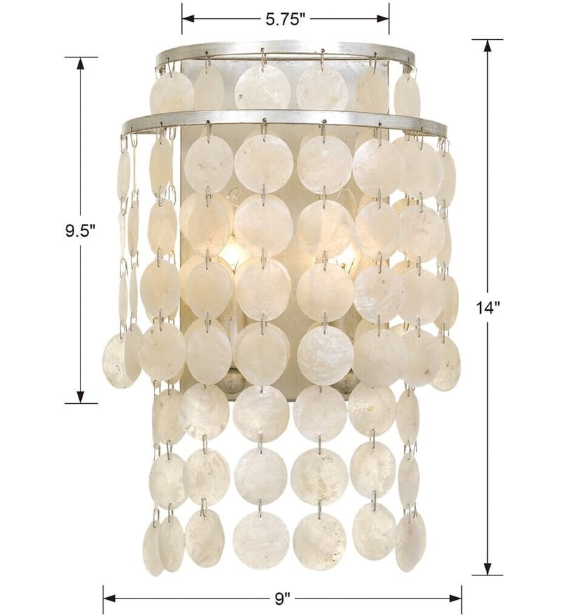 Crystorama - Brielle 14" Wall Sconce by Crystorama - Image 5