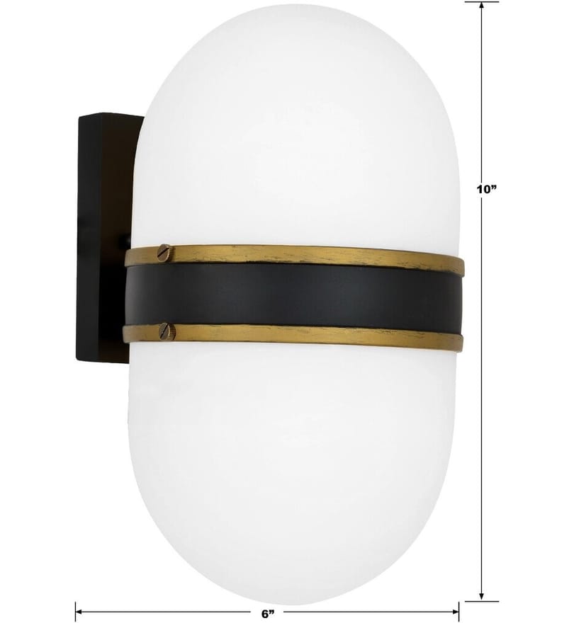Crystorama - CAP-8501-MK-TG - Capsule 10" Outdoor Wall Sconce by Crystorama - Image 4