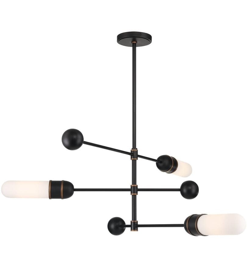 Crystorama - CAP-8513-MK-TG - Capsule 47.75" Chandelier by Crystorama