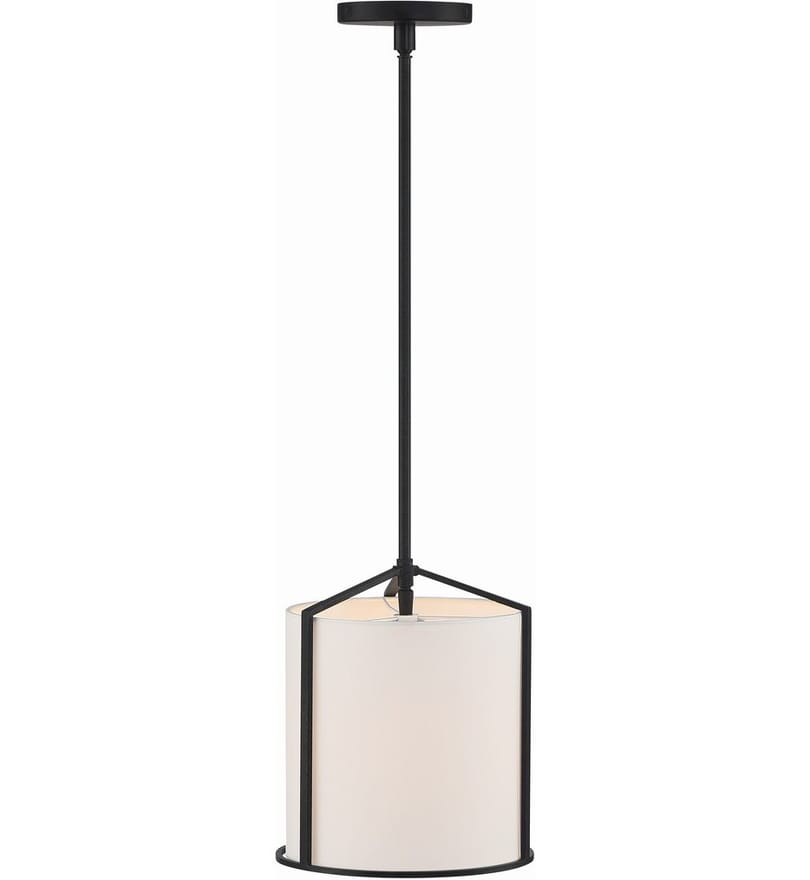 Crystorama - CAR-9201-BK - Carlyn 10" Pendant by Crystorama - Image 5