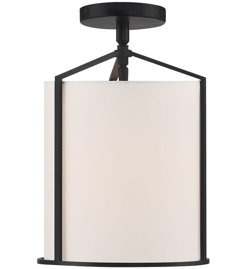 Crystorama - CAR-9201-BK_CEILING - Carlyn 10" Semi Flush by Crystorama