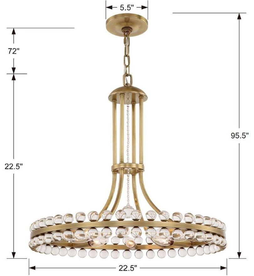 Crystorama - Clover 22.5" Chandelier by Crystorama - Image 2