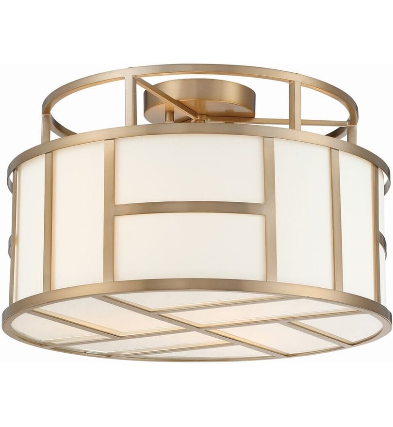 Crystorama - Danielson 16.75" Semi Flush by Crystorama