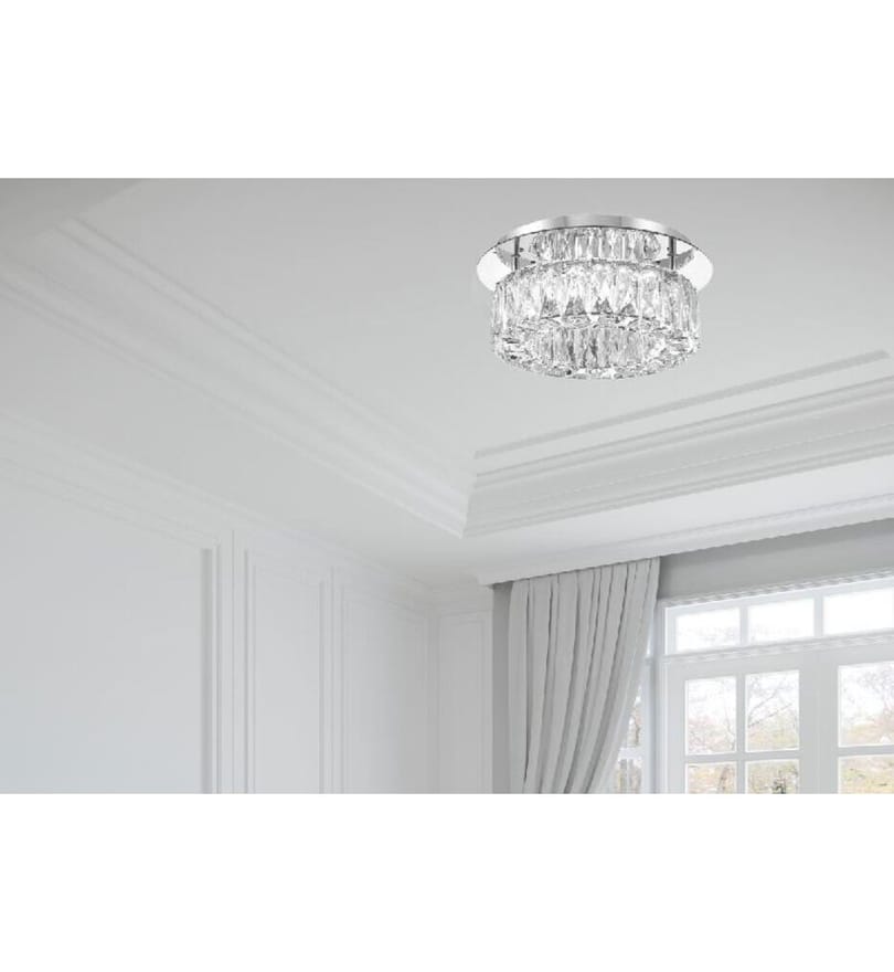 Crystorama - ED3551201CH - Kinsley 12" Flush Mount by Crystorama - Image 2