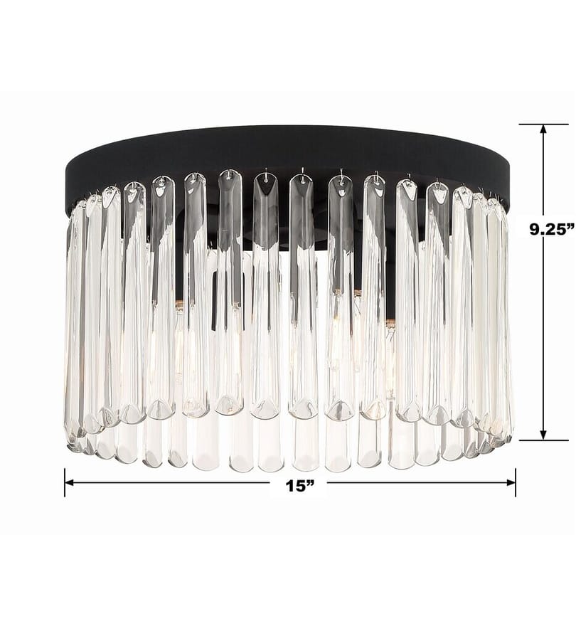 Crystorama - Emory 15" Flush Mount by Crystorama - Image 4