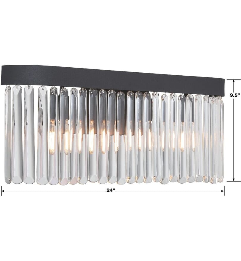 Crystorama - Emory 24" Bath Vanity Light by Crystorama - Image 3