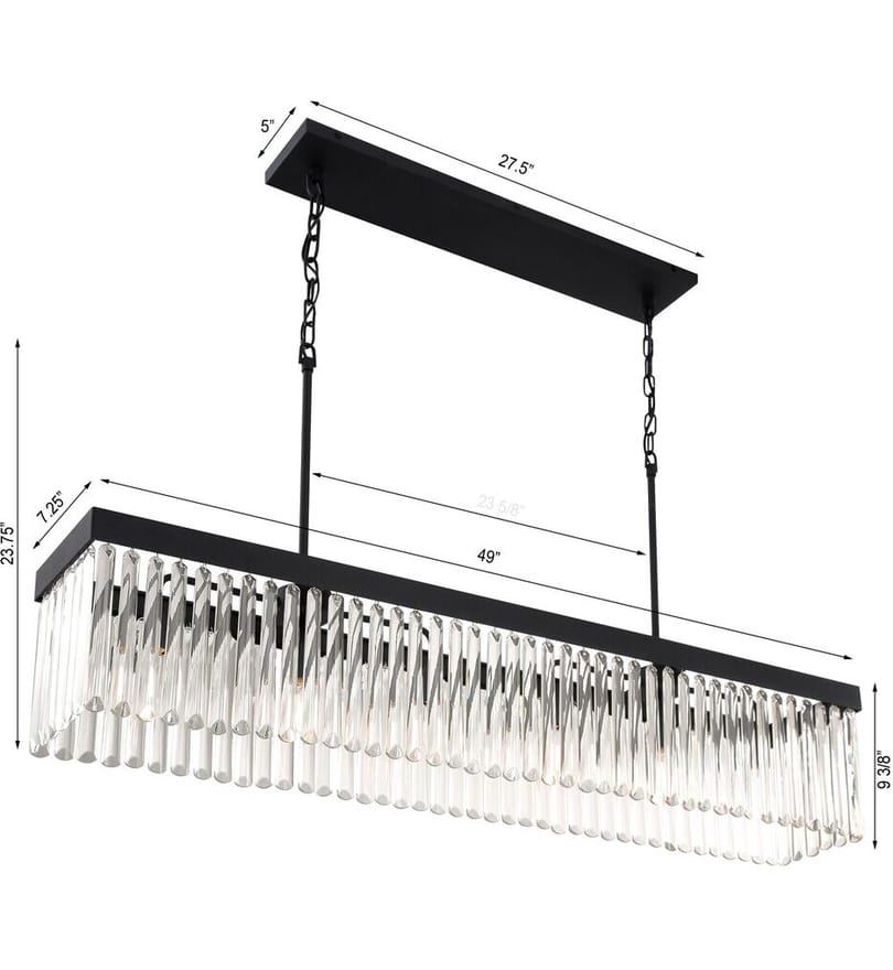 Crystorama - Emory 49" Chandelier by Crystorama - Image 6