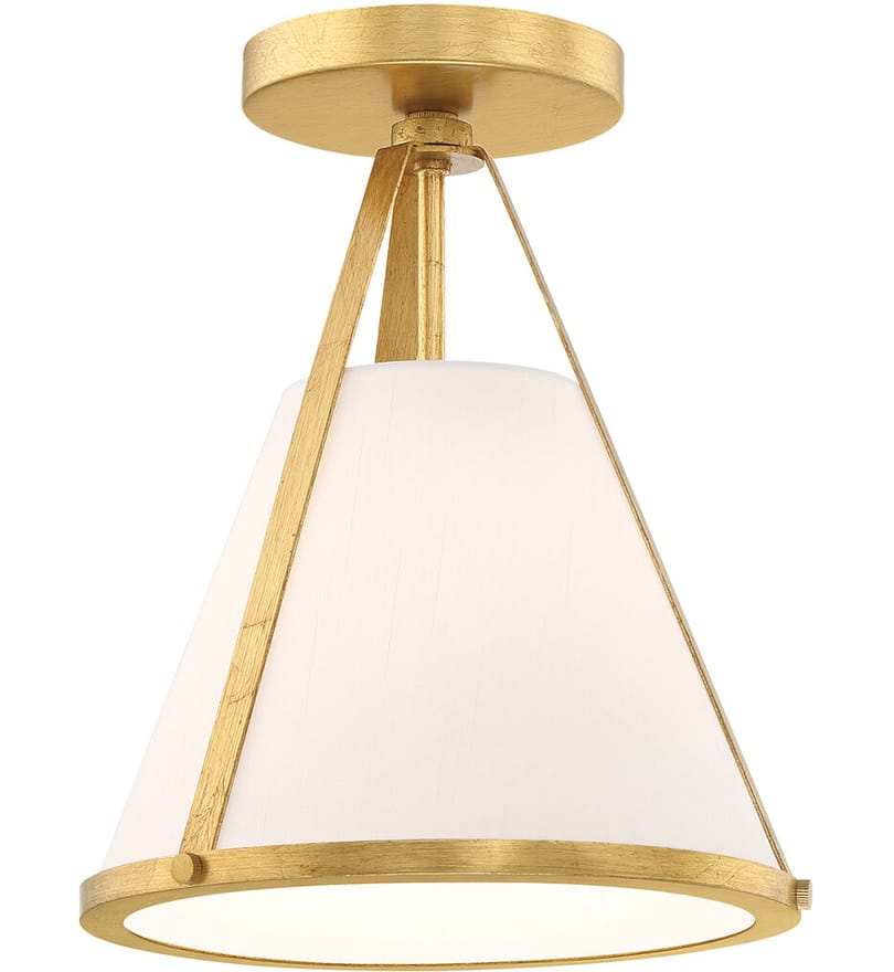 Crystorama - Fulton 9.25" Semi-Flush Mount by Crystorama
