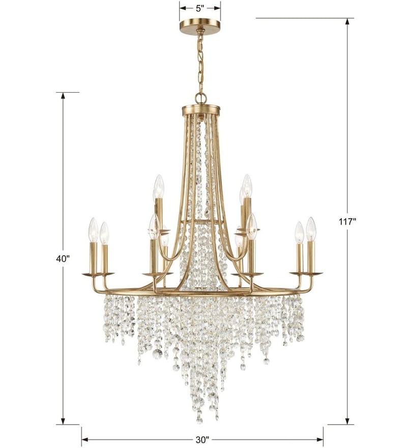 Crystorama - Gabrielle 30" Chandelier by Crystorama - Image 4