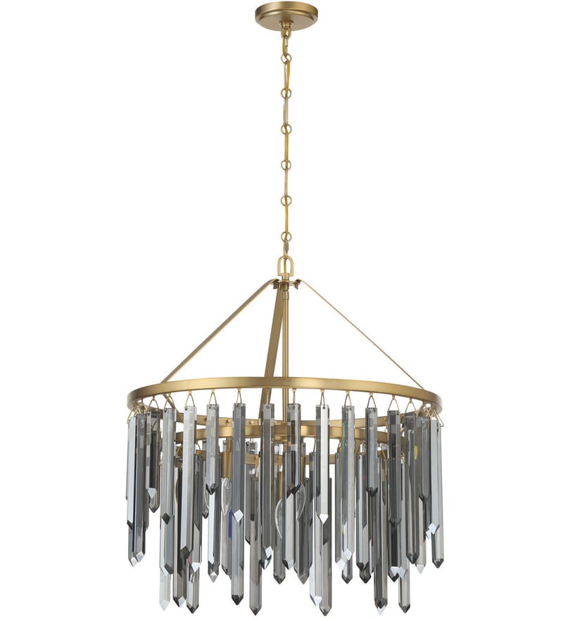 Crystorama - GEM-7004-MG-SS - Gemma 24-Inch Chandelier by Crystorama - Image 3